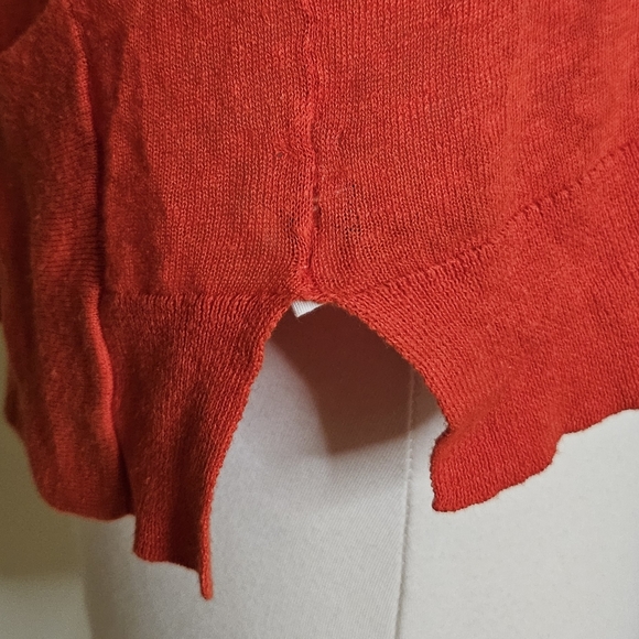 Anthropologie Moth Long Sleeve Button Up V-Neck Cardigan Size Slits Size Large - Picture 7 of 16